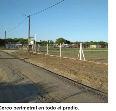 Cerco perimetral del barrio Margaritas