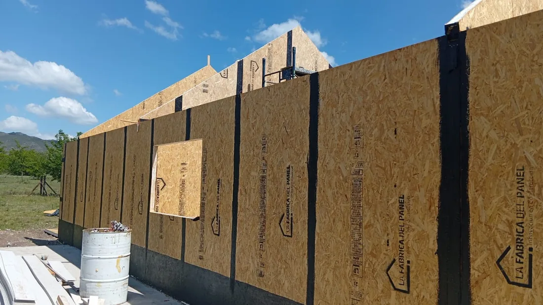 Obra con paneles SIP de La Fábrica del Panel